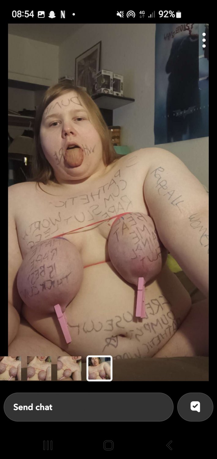 Snap slut cumdumpster E❌POSED for the worthless whore IT is #l330T2l7