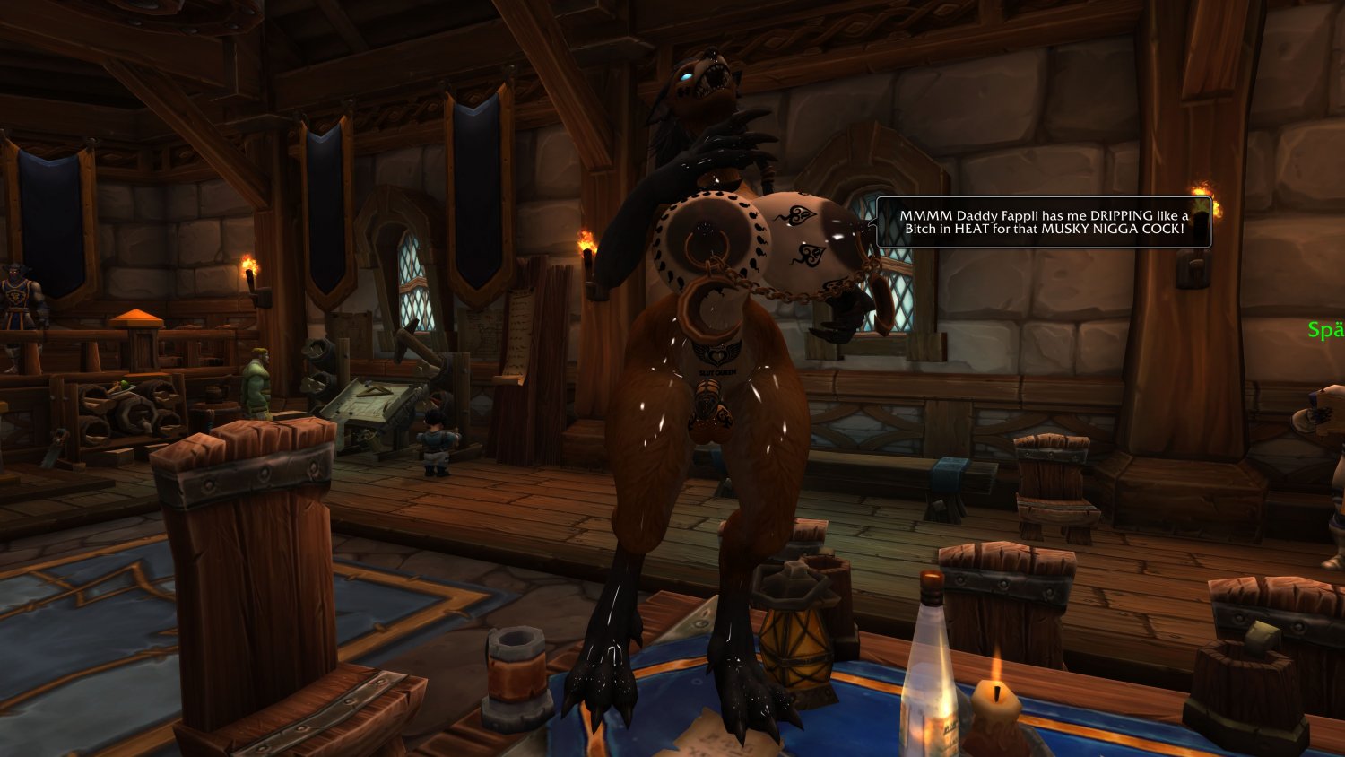 nnghhhh a worgen main slut showing off #rncimpla