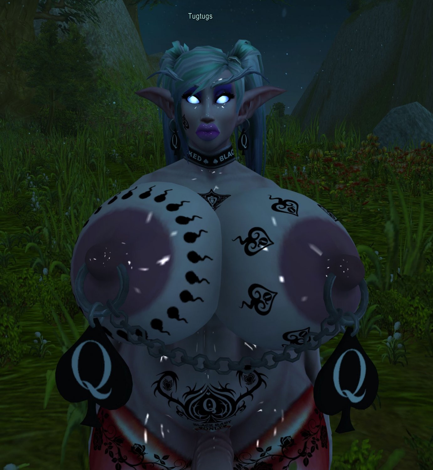 showing off the spade nelf slut tugtugs nnghhhhh and cuming on her #BW7FducE