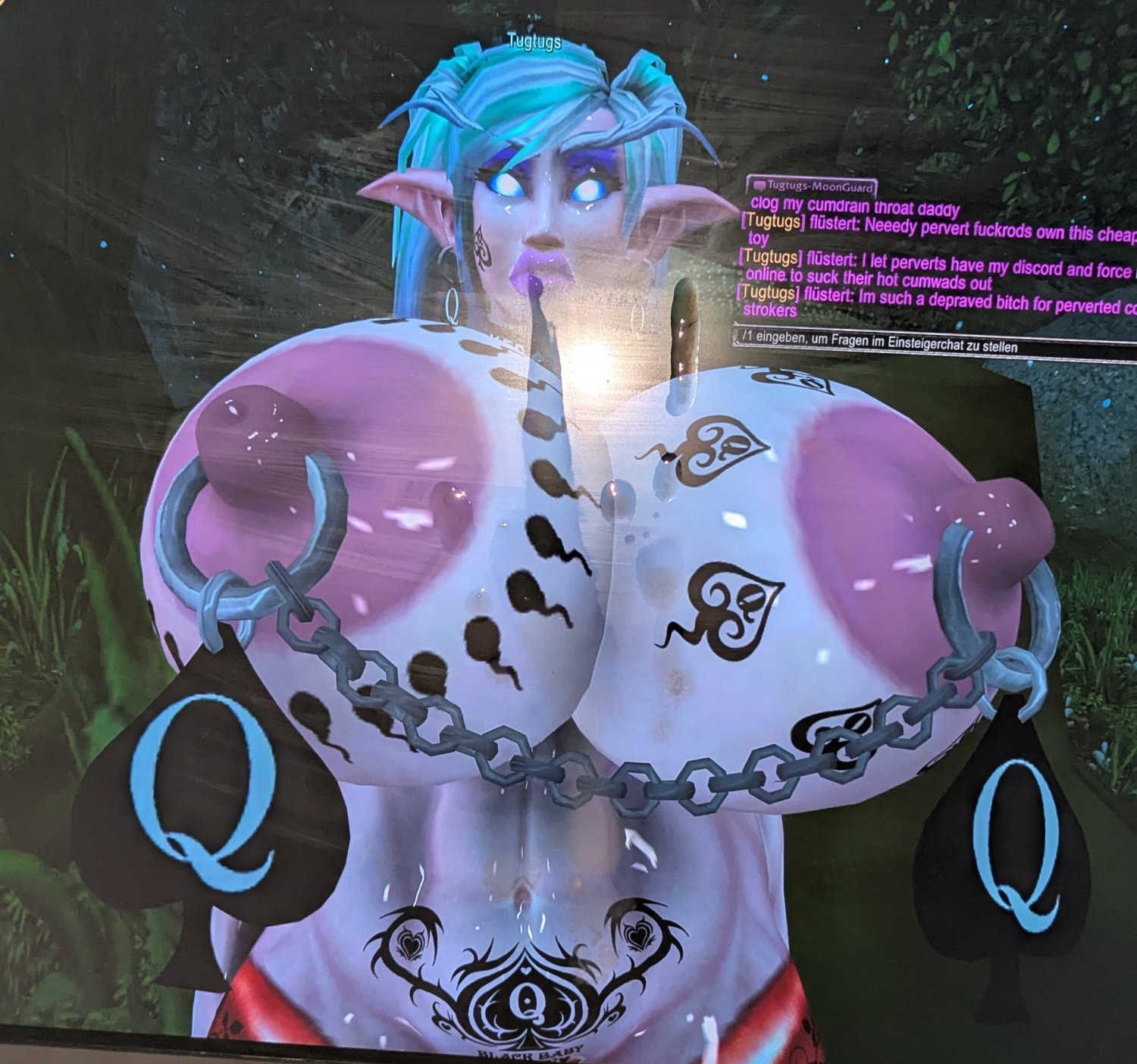 showing off the spade nelf slut tugtugs nnghhhhh and cuming on her #OQdKSrrJ