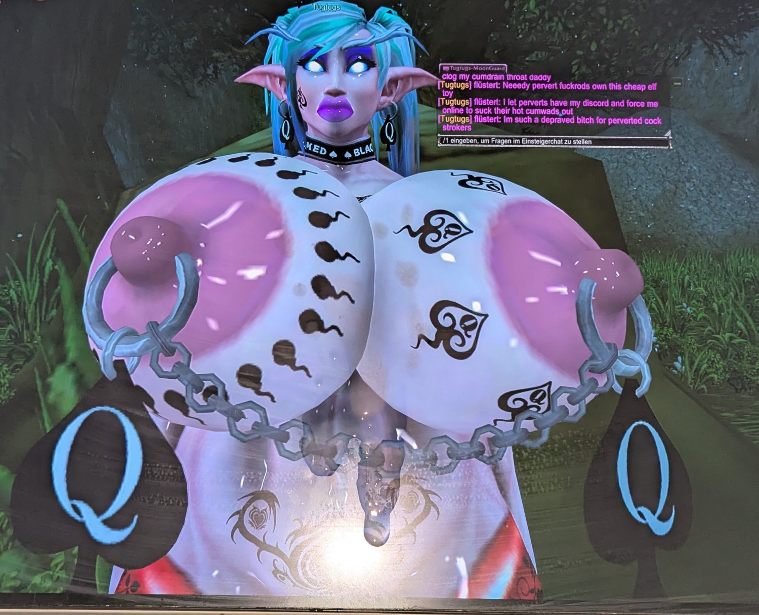 showing off the spade nelf slut tugtugs nnghhhhh and cuming on her #XCsmyTY9