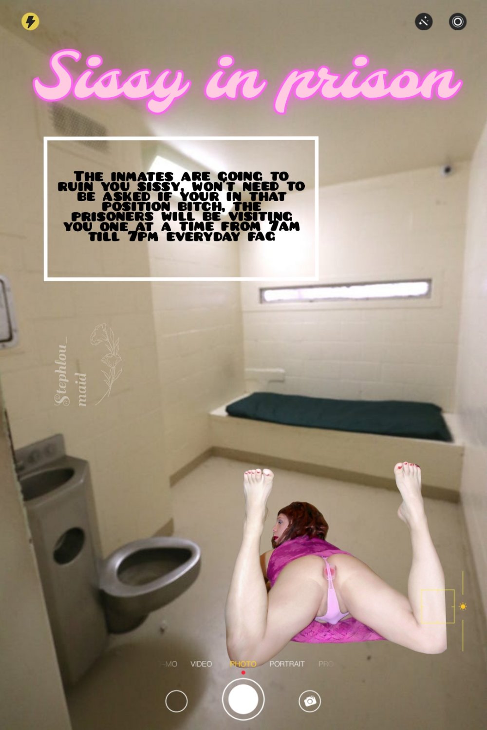 Sissy captions, sissy in prison #4LF4bO2J