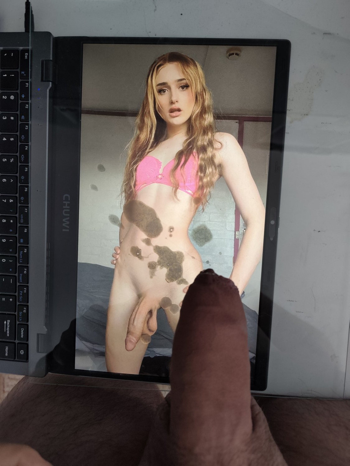 Cumtribute for beautiful shemale Venusmoorez #myBWOHaD